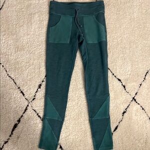 Free People Movement Teal High-Waisted Leggings with Pockets